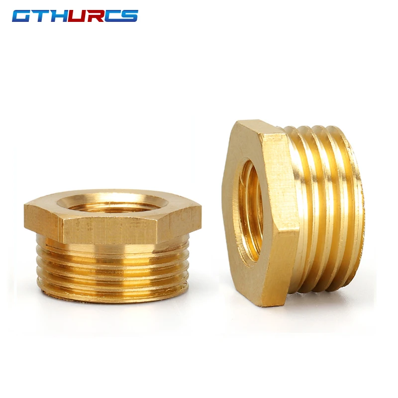 

Латунный фитинг адаптера BSP, редукционная Шестигранная втулка, штекер-гнездо, разъем для топлива, воды, газа, масла, 1/8 дюйма, 1/4 дюйма, 3/8 дюйма...