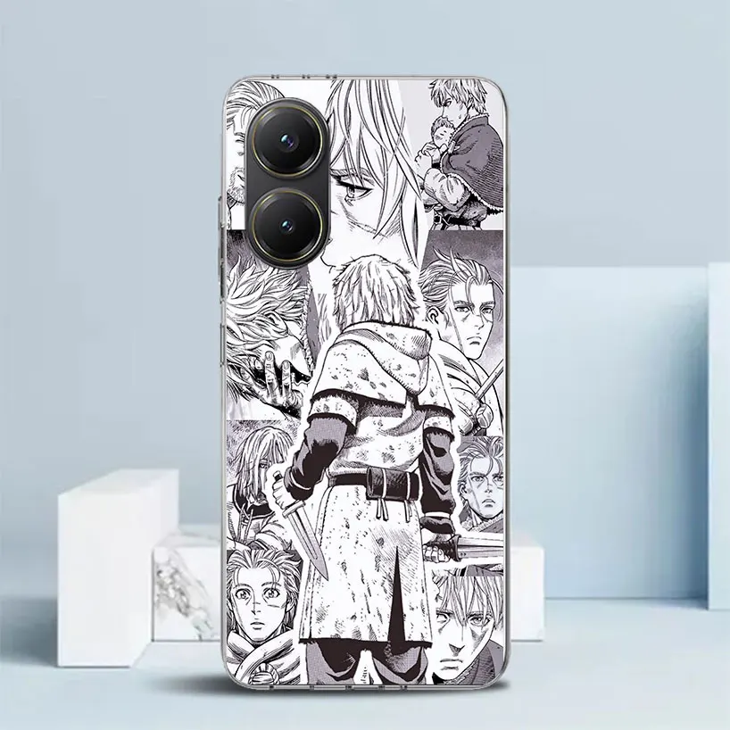 Фото Мягкий чехол Vinland Saga для Xiaomi Poco M8 M7 X7 X6 X5 Pro F7, Redmi 15 15C 13 13C 12 12C 10 10C, с принтом, для Poco F7 U №5