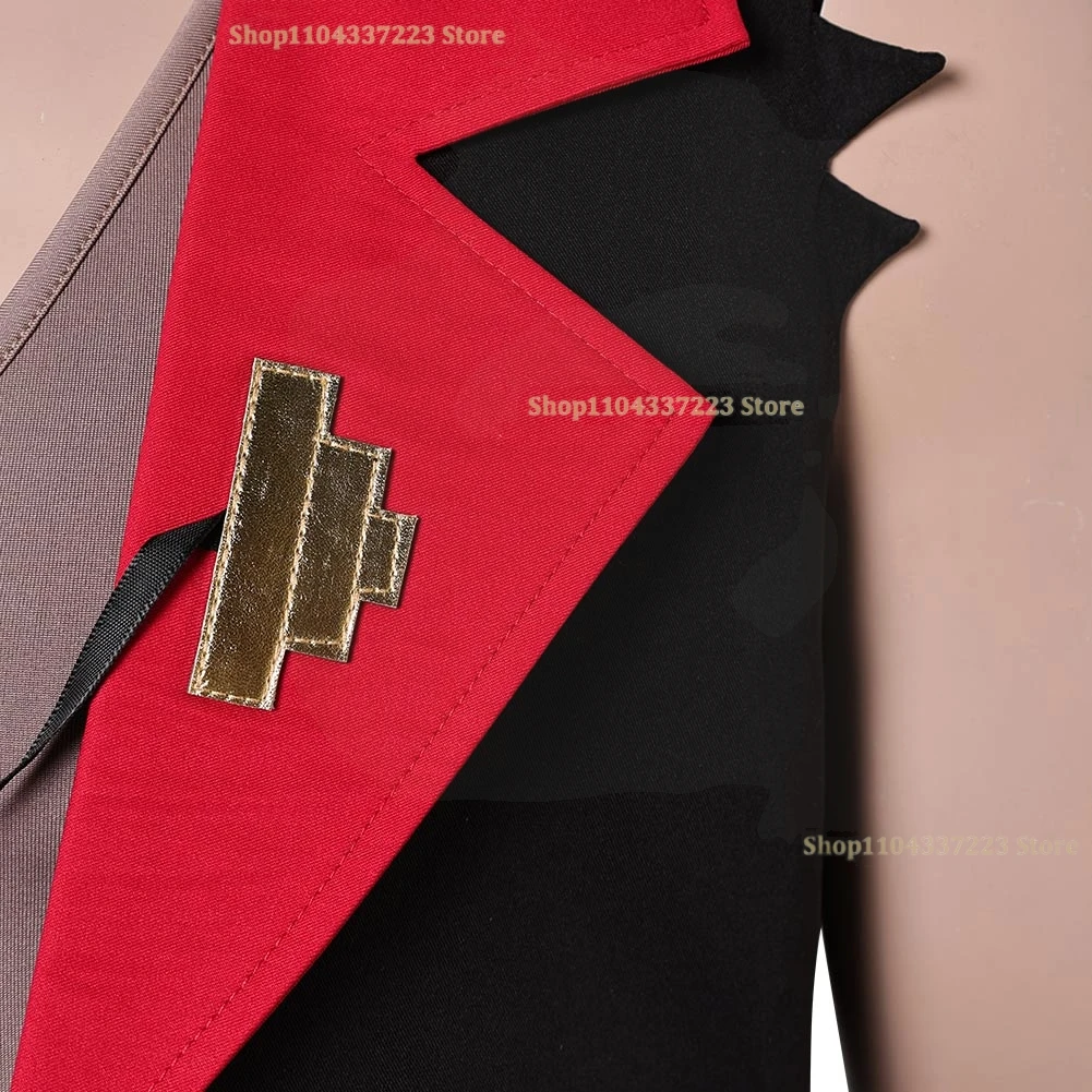 Аниме Helluva Сатана Косплей Костюм Мужская Униформа Хэллоуин Вечеринка Карнавал