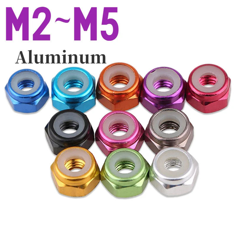 

Стопорные гайки из алюминия M2 M3 M4 M5