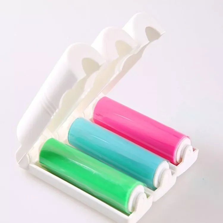 

1Pcs Clothes Fluff Dust Catcher Drum Lint Roller Recycled Foldable Drum Brushes Hair Sticky Washable Portable Tool