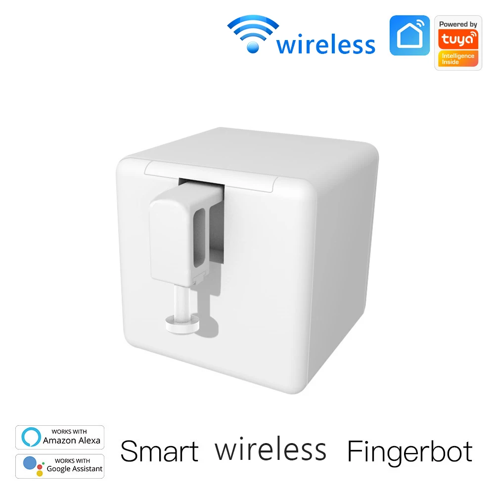 

Tuya Bluetooth-совместимый умный палец робот пульт дистанционного управления Кнопка домашнего голосового управления Alexa Google