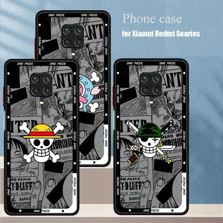 Чехол для телефона One Pieces с аниме Xiaomi Redmi Note 9S 9 12 13 Pro 12S 11T 10 9T 11 10S 11S Роскошный чехол