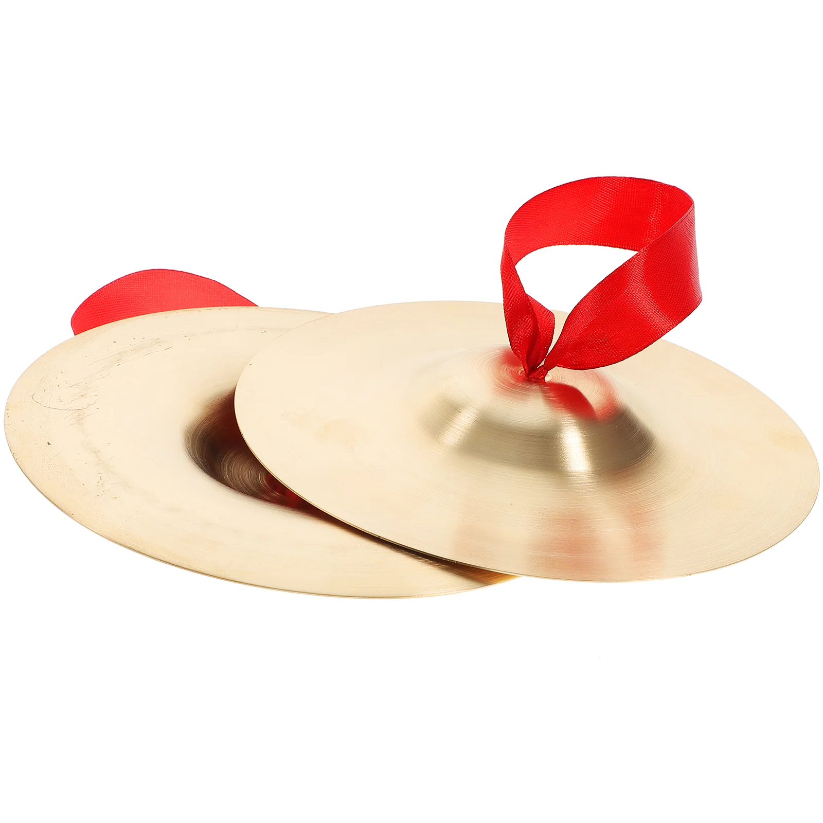 Music Copper Cymbal Child Percussion Instrument Cloth Small Cymbals for Finger Kids