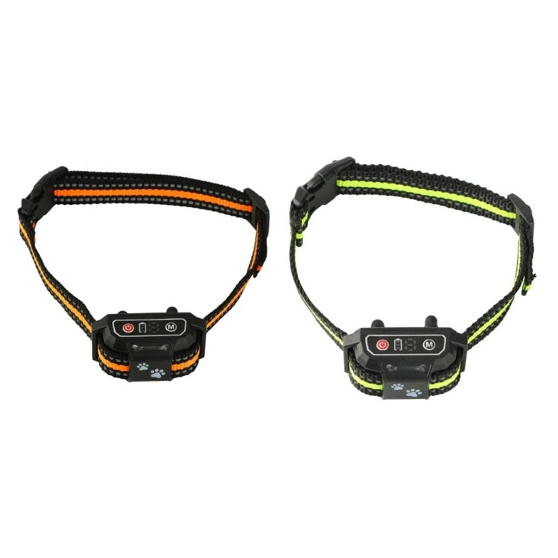

594C Dogs Bark Control Collar Anti Barking Train Waterproof Dogs Bark Collar Vibrating Bark Collar For Dogs Bark Shock Collar