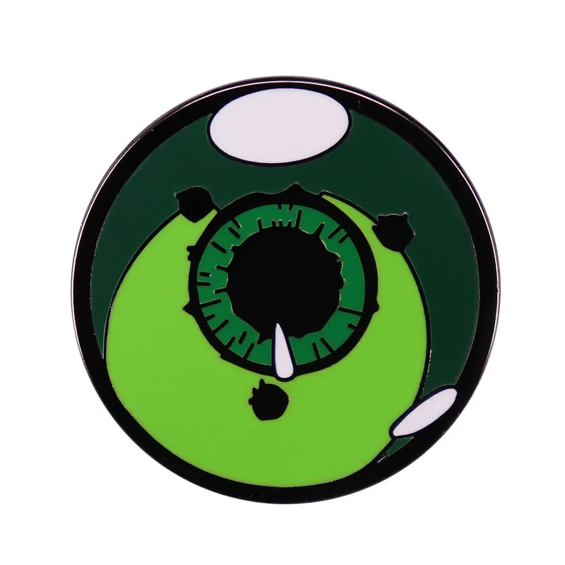 

Robots with Green Eyes Fashionable Creative Cartoon Brooch Lovely Enamel Badge Clothing Accessories