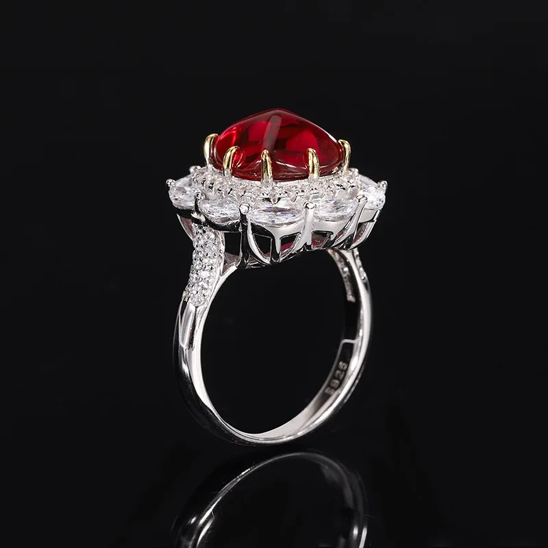 Полностью Серебряная Женская Драгоценная камня S925 10*10