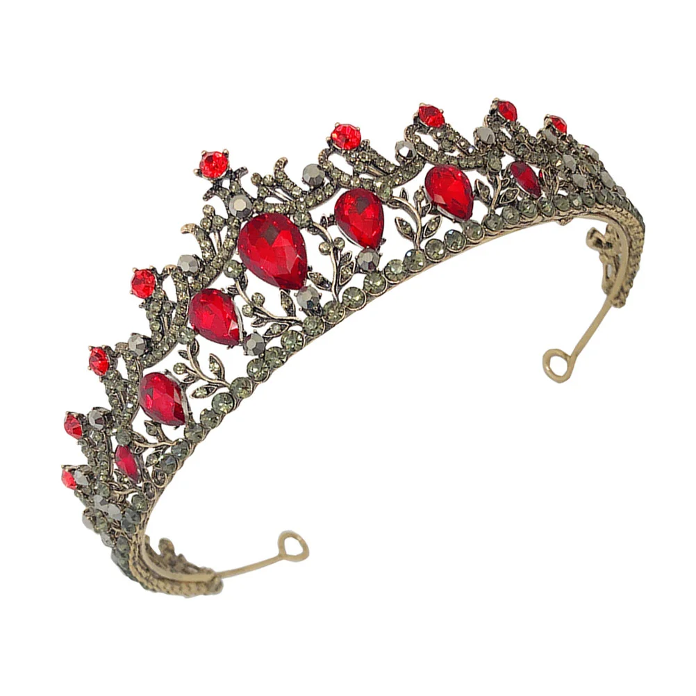 

1pc Girl Tiara Crown Headdress Baroque Style Tiara Headdress Wedding Dress Decor