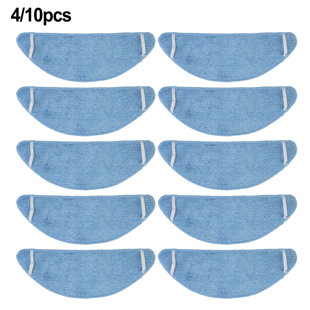 

4/10pcs Vacuum Mopping Pad Spare Parts Washable Wiper For Yeedi K650 K701G Robot Vacuum Cleaner Household Cleaning Pad