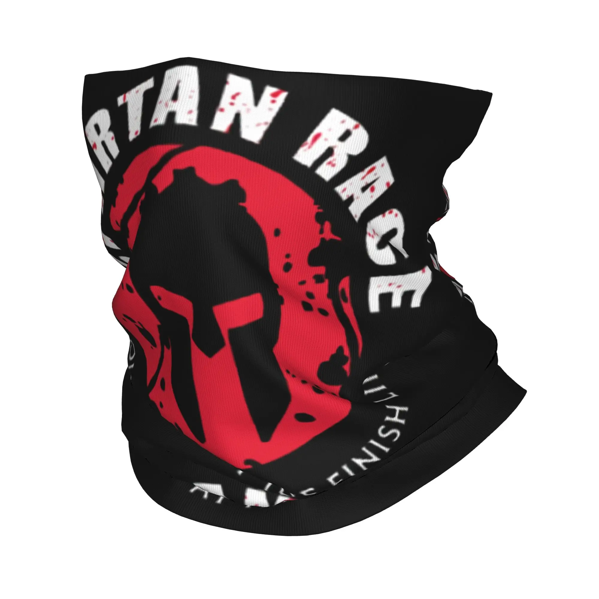 Фото Большая бандана с логотипом Spartan Race, зимний ветрозащитный шарф для шеи, женский шарф для лица, для походов, гетра, повязка на голову. №1