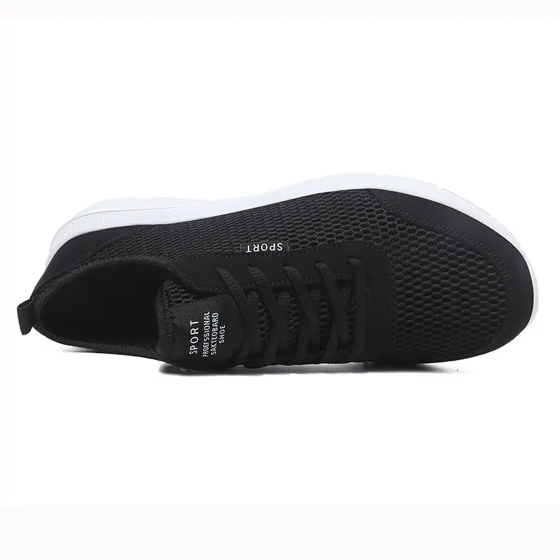 Кроссовки мужские сетчатые на шнуровке легкие повседневные дышащие модная