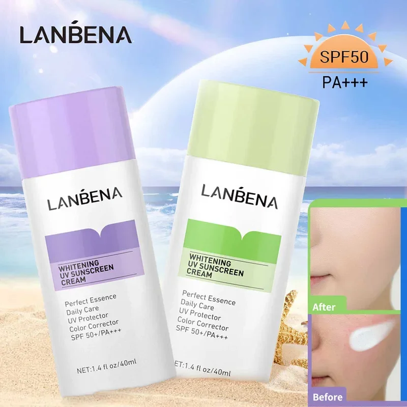 LANBENA отбеливающий УФ-солнцезащитный крем для женщин идеальная эссенция