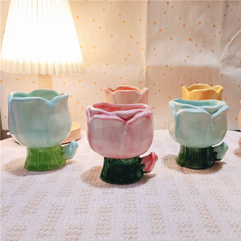 Nordic Home Ceramic Candles And Supports Candlesticks Home Decorative Candles Wedding Centerpiece Gifts