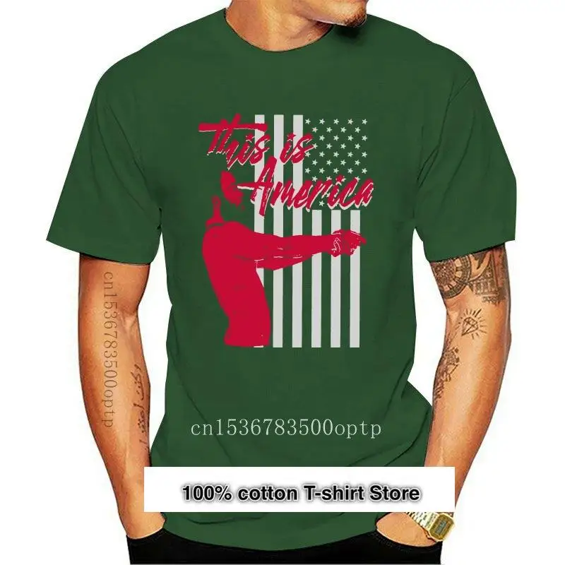 

Camiseta infantil de Gambino, talla S-2Xl, Color negro, Harajuku, divertida