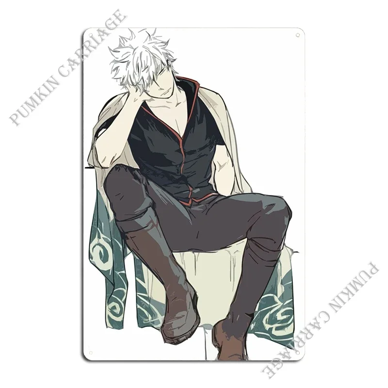 Металлическая табличка Gintoki Sakata