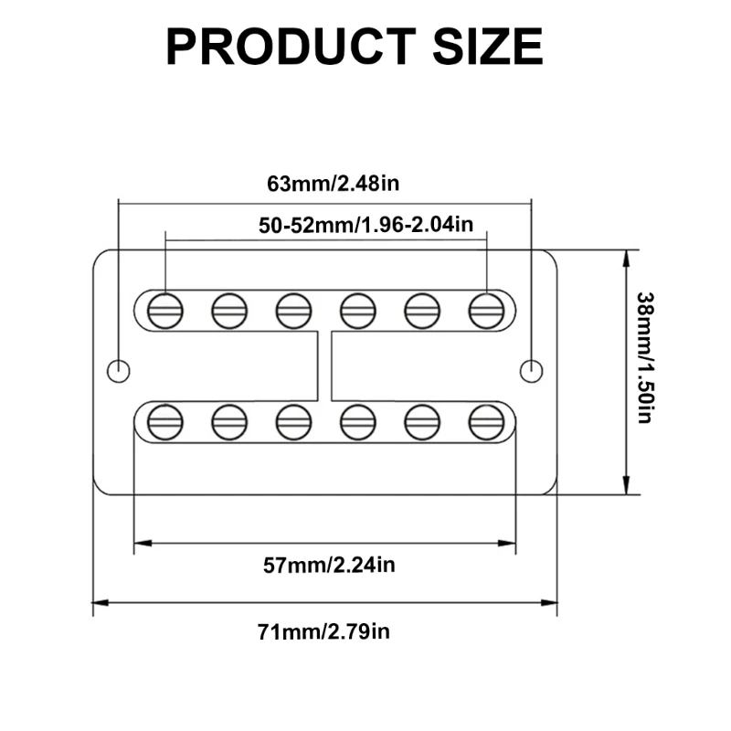 Звукосниматель хамбакер Humbucker Neck Pickup Улучшение звука гитары для Прямая поставка