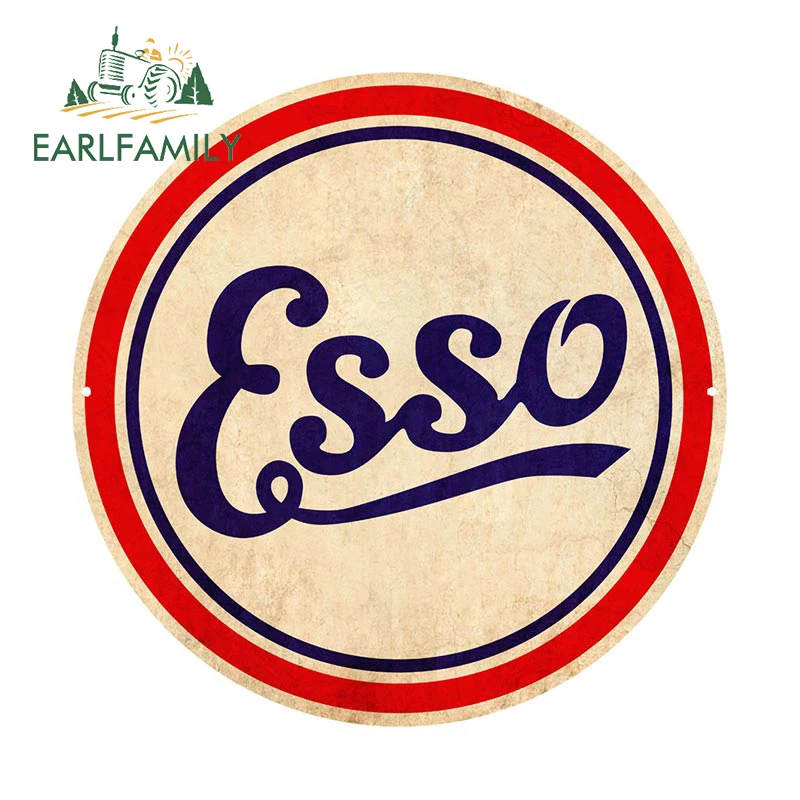 

EARLFAMILY 13 см x 12,9 см для Exxon Mobil, автомобильные наклейки, мотоциклетный багажник, виниловая фотодоска для ноутбука, водонепроницаемая