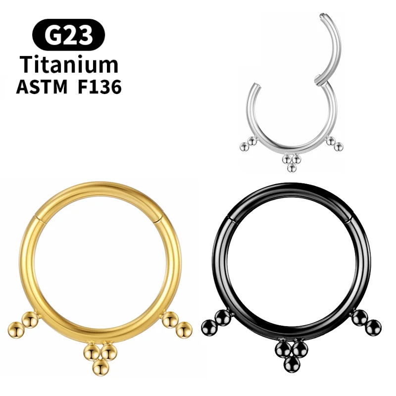 

Piercing Helix Nose Septum Ring Gold Helix Internal Titanium Tragus Earrings Cartilage Sexy Clicker Zircon Women Body Jewelry