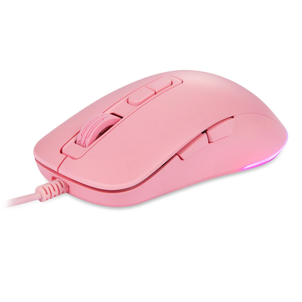 Мышь Компьютерная Проводная с подсветкой 2500DPI эргономичная |
