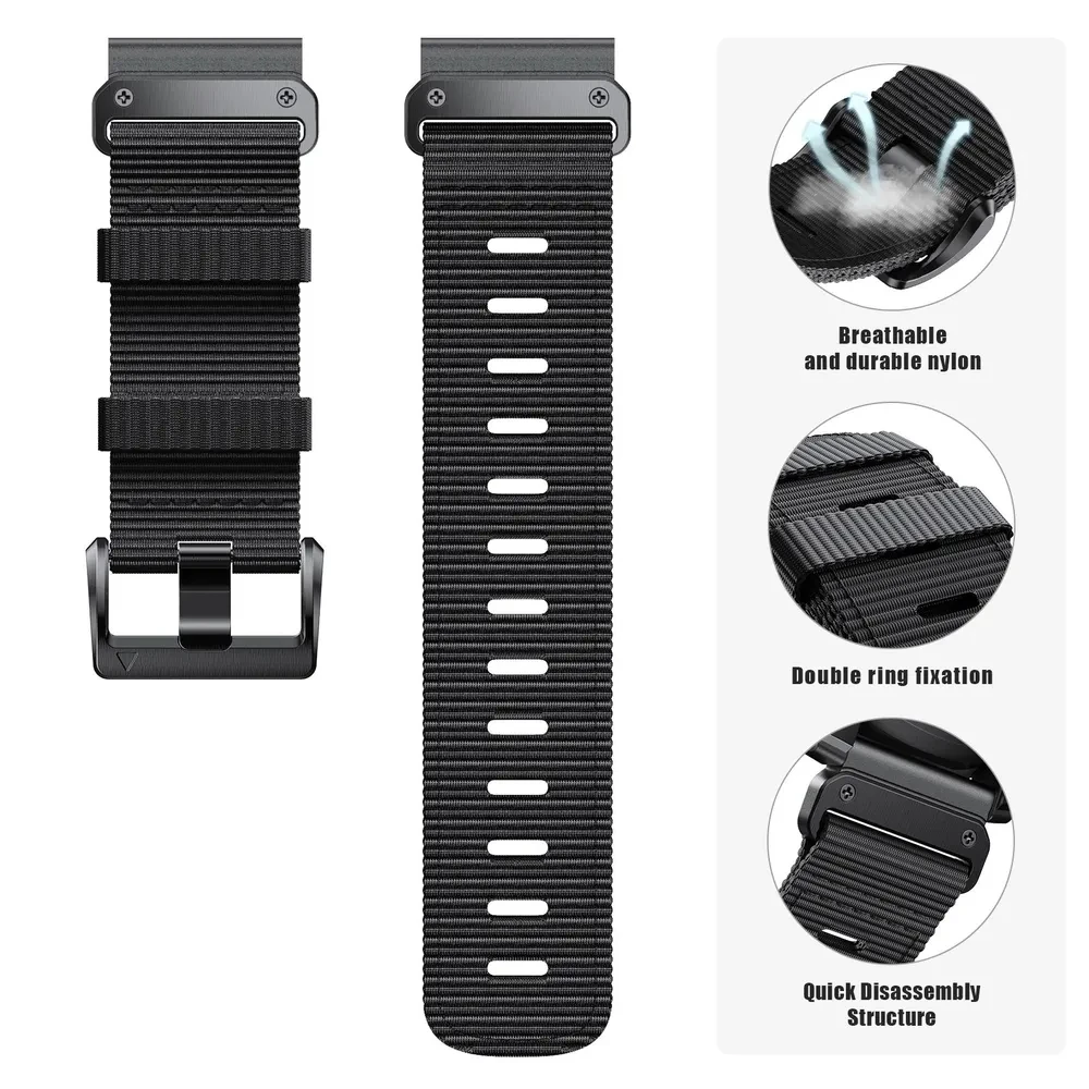 Outdoor Braided Nylon Strap For COROS VERTIX 2 VERTIX2 Quick release Sports Watch Band Bracelet Replacement Accessories