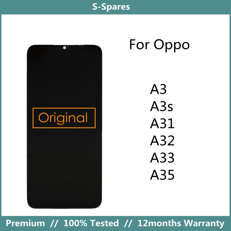 

A +++ оригинальный экран для Oppo A31 A32 A33 A35 A36 ЖК-дисплей дигитайзер Замена для Oppo A3 A3s ЖК-дисплей с бесплатными подарками