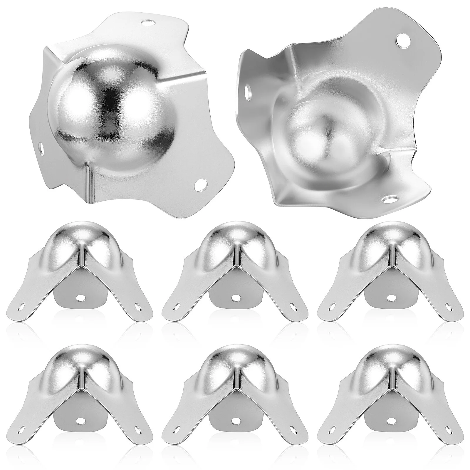 

Protective Cover Metal Ball Corner Protector Protectors Furniture Edge Guard Silver