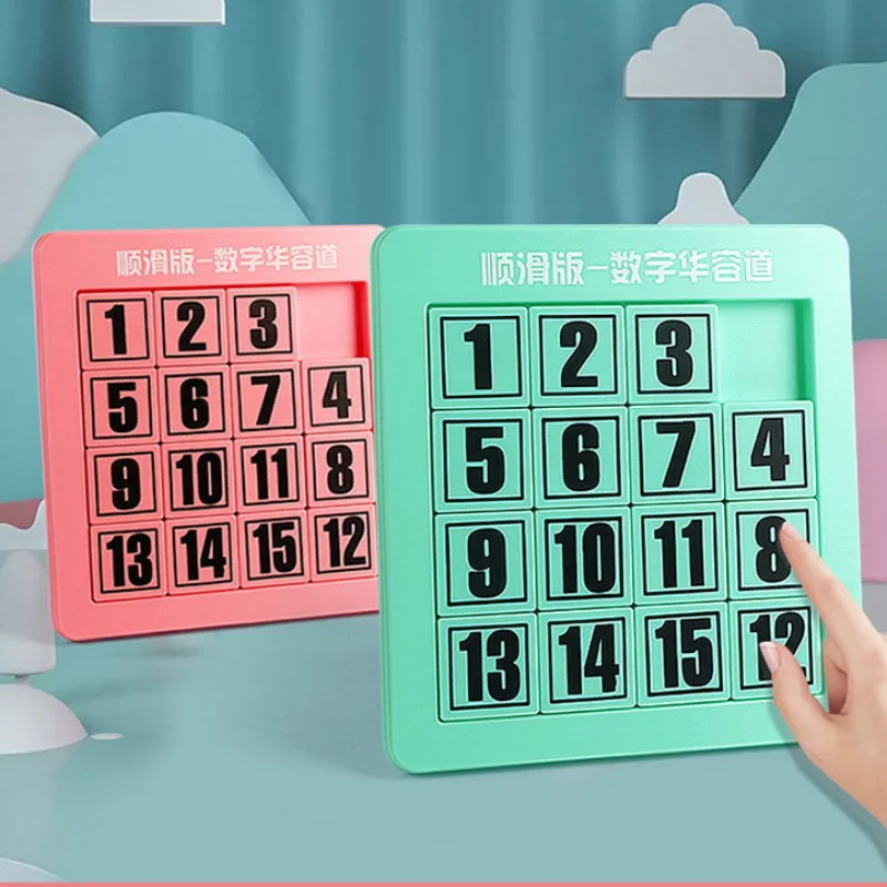 

Игра-головоломка с магнитными цифрами Huarong Road, доска математическая игра 3x3 4x4 5x5 6x6, цифровая головоломка-слайд, игрушка, подарки для детей