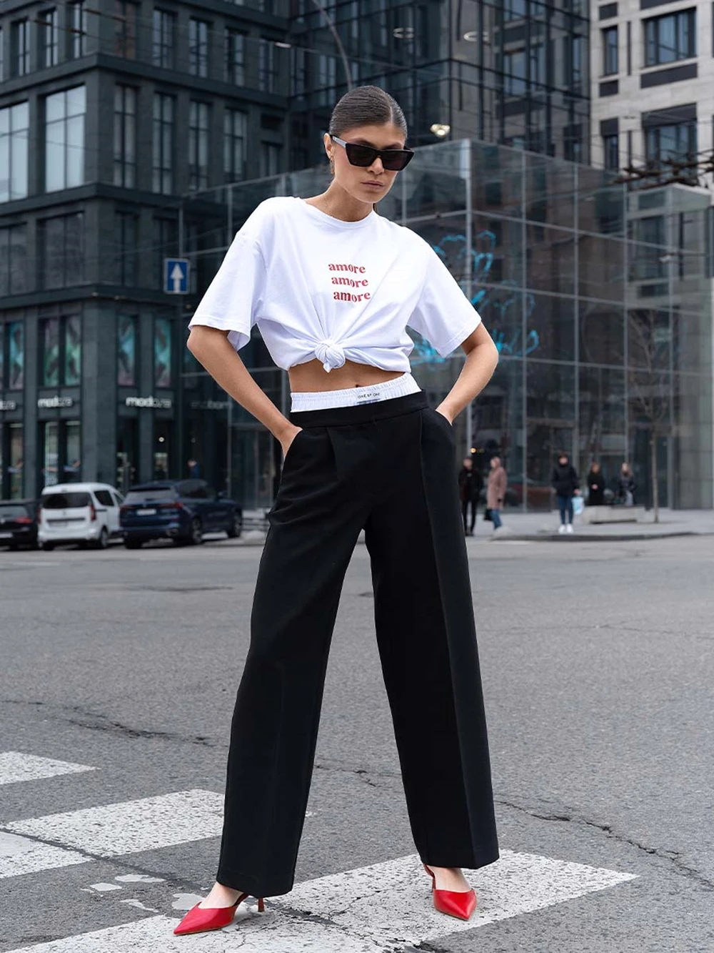 Женская хлопковая футболка Amore Love