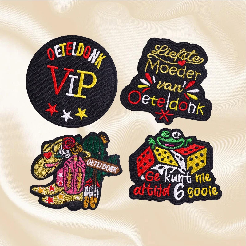 Набор карнавальных эмблем Oeteldonk вышитая нашивка на одежде куртки сделай сам
