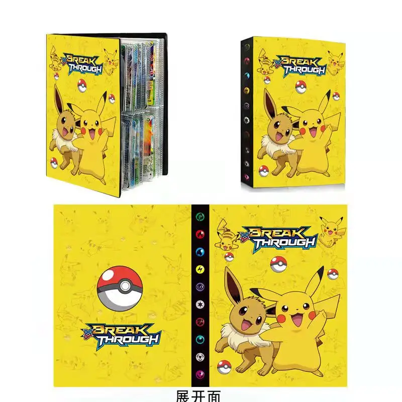 Альбом для карт с покемоном 240 шт. книга героями мультфильмов Такара томия