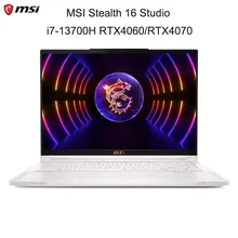 MSI Stealth 16 Studio Gaming Laptop 16 Inch 2.5K QHD 240Hz Screen Notebook i7-13700H DDR5 16GB 1TB SSD RTX4060 Gaming Computer