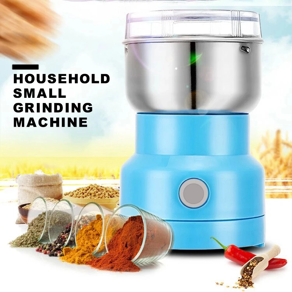 Mini Food Chopper Processor Mixer Blender Extreme Speed Grinding Kitchen Tools Electric Salt Pepper Grinder Mill Machine