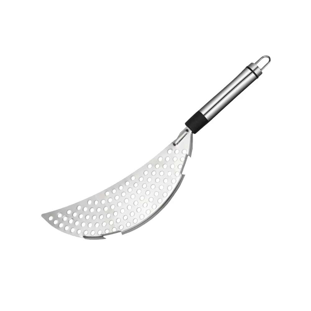 

Ситечко для кастрюль, дуршлаг, ручка из нержавеющей стали для пасты, сковорода, зажим для еды, Ручной Кухонный ручной спагетти, металлическая застежка для лапши