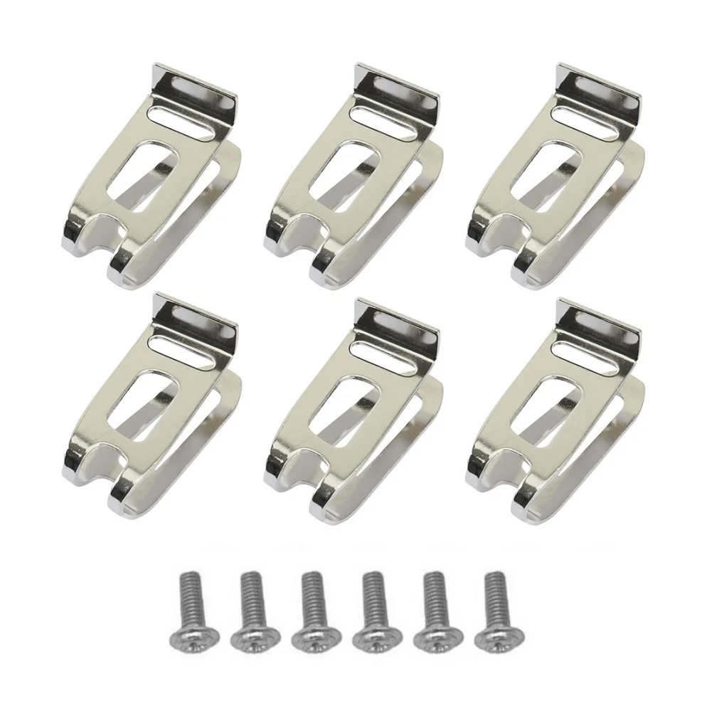 5/6pcs Belt Clip Hook For Makita 18V LXT Cordless Drills Impact Driver Bit Holder Hooks Clips Power Tools Accessories - купить по