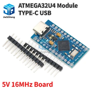 TYPE-C USB ATMEGA32U4 Module 5V 16MHz Board For Arduino ATMEGA32U4-AU/MU Controller Pro-Micro Replace Pro Mini