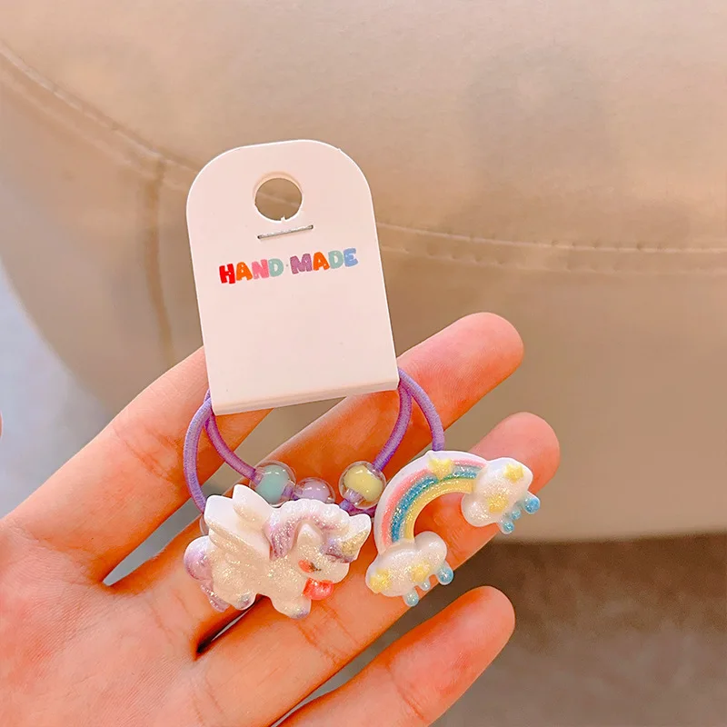 2 шт. Детские резинки для волос мороженое