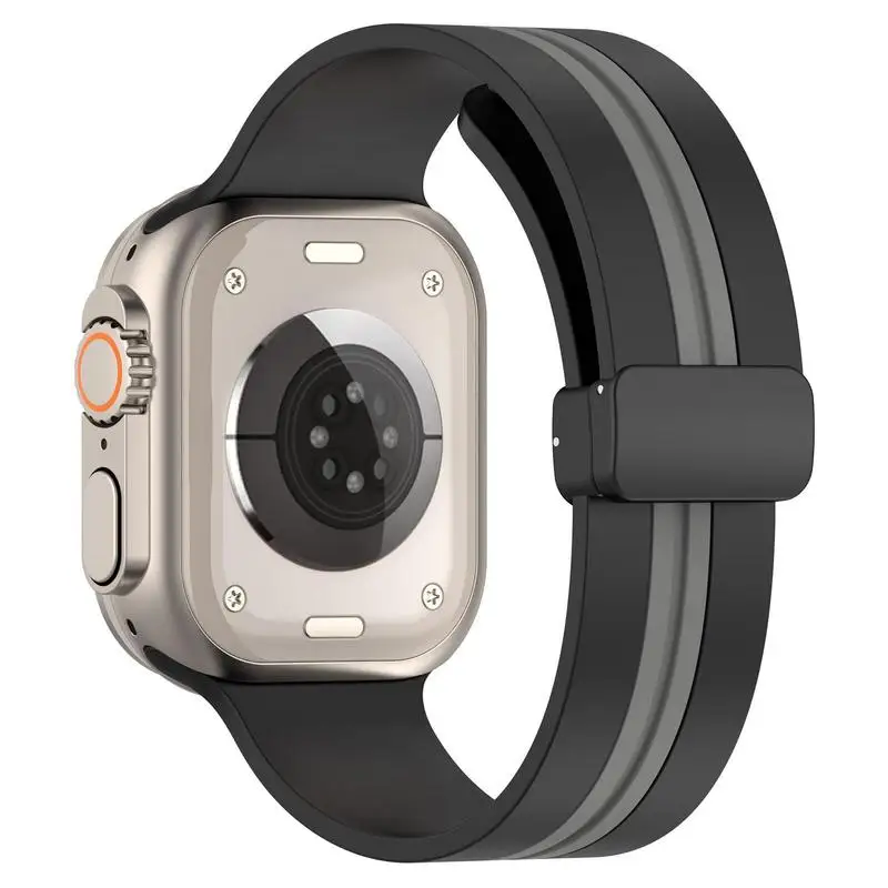 

Силиконовый ремешок для часов, ремешок для умных часов, силиконовый ремешок для Apple Watch SE All Series, спортивный оригинальный браслет для наручных часов