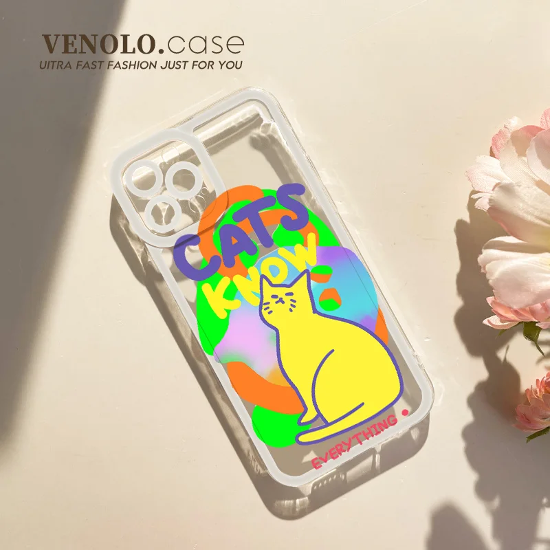 T80 милый мультяшный Кот для OPPO Reno 7 6 5 4 3 Pro Plus SE Lite 2 2F 2Z 4G 5G ACE2 Чехол DIY ТПУ мягкий