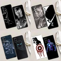 phone case for samsung a01 a02 a03s a11 a12 a21s a32 a41 a72 a52s 5g a91 case silicone cover marvel iron man moon knight