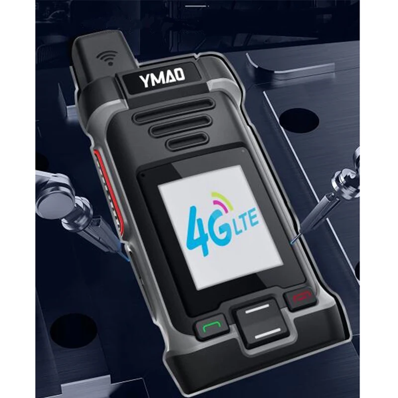 4G Network Radio Zello Walkie Talkie Long Range 3000mAh Transceiver HAM Mobile Radio 4G Wifi Walkie Talkie 100km