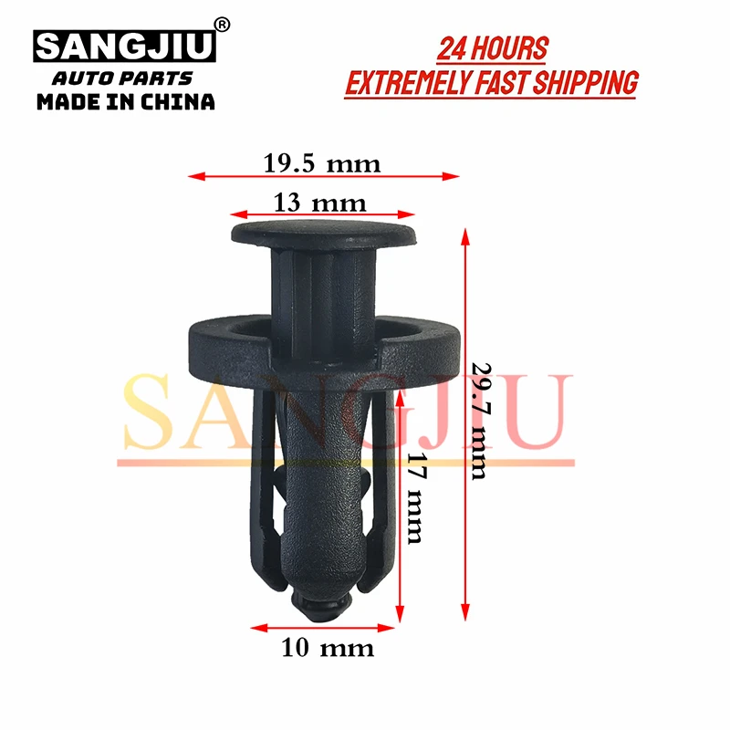 

20 шт., совместимые с Honda Acura Accord Crv Element Ridgeline Crosstour Prelude Odyssey Insight, зажимы для бампера 91503-SZ5-003