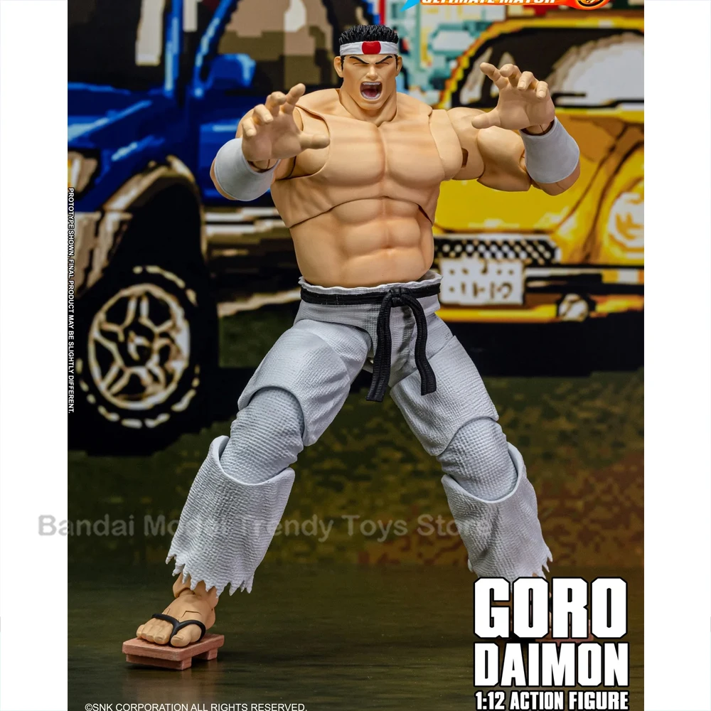 Фото В наличии: Фигурка Storm Arena 1/12 TOK '98 Ultimate Match Goro Daimon Street Fighter Zero 3 Nash & Dan, оригинальная модель, подарок. №4