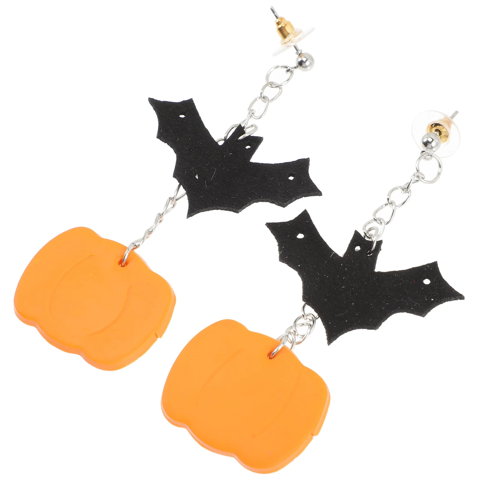 

Earringsclayjewelrydangle Drop Theme Pumpkin Bat Polymer Girls Punkhanging Party Novelty Fillers Stuffers Bag Spider Studs Scary