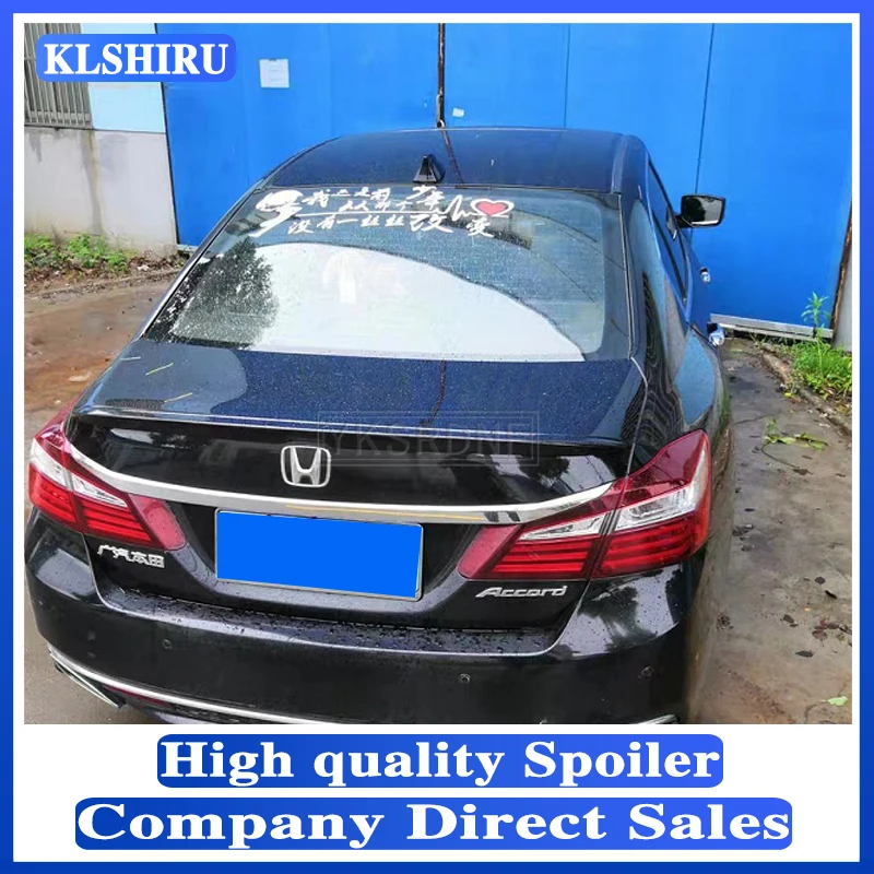 

Для HONDA Accord 9th спойлер 2014 2015 2016 ABS пластиковый Неокрашенный детской крышки багажника для автомобильного стайлинга
