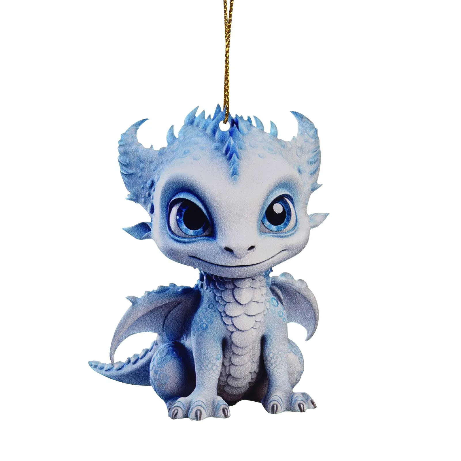 Фигурка динозавра аксессуары для салона автомобиля подвесное украшение 2d