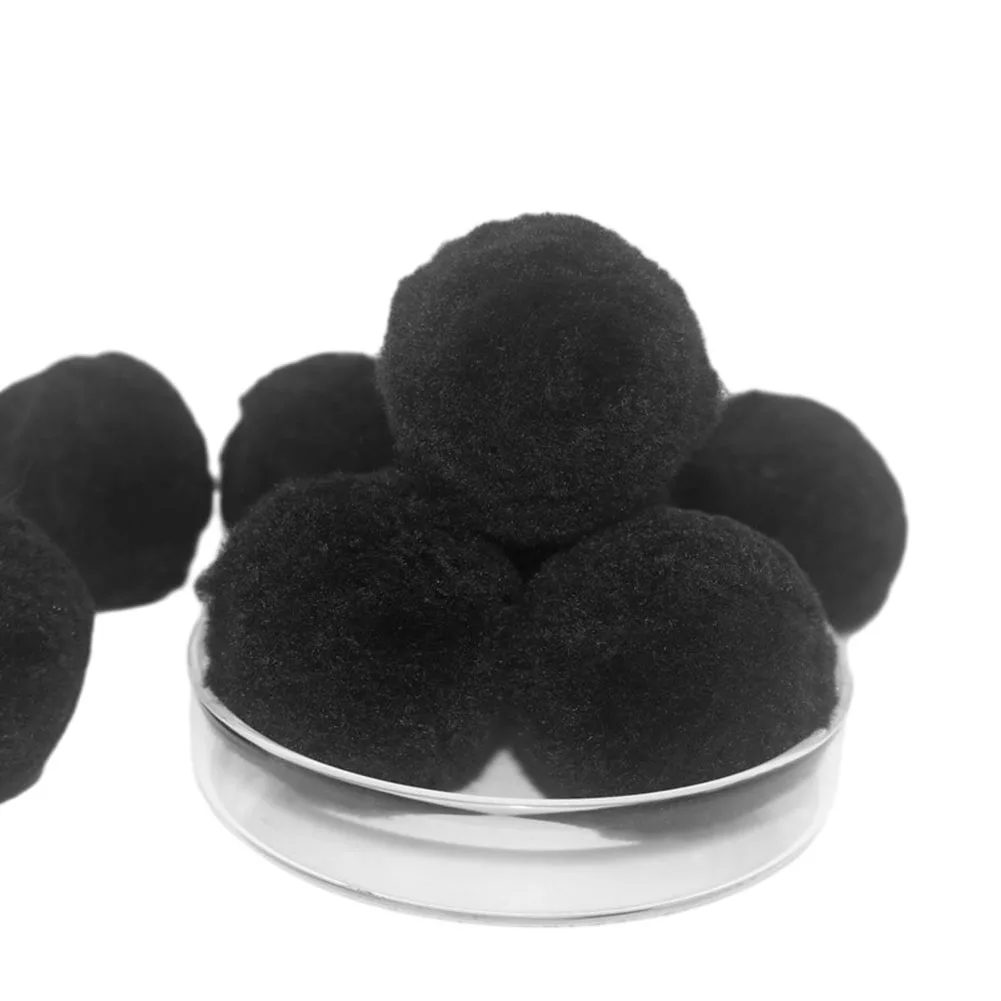 

200g Black Filter Balls Filter Water Purification Fiber Cotton Ball Swimming Pool Cleaning Equipment Pool Cleaning Balls