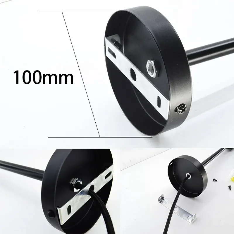 Цоколь E27 устанавливаемые на трубе люстры освещение Потолочный держатель лампы