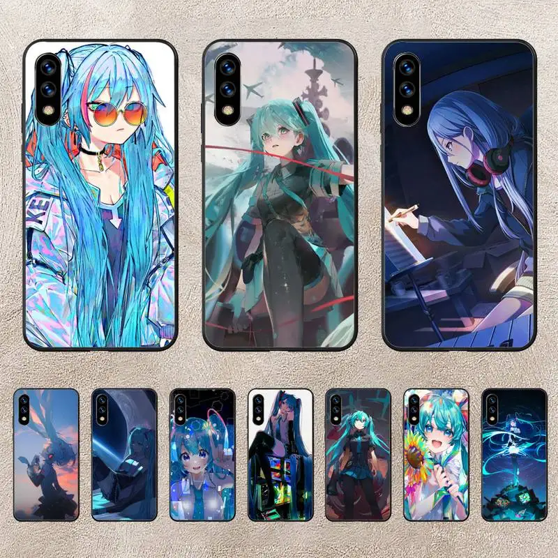

H-Hatsunes M-MikU Phone Case For Huawei G7 G8 P7 P8 P9 P10 P20 P30 Lite Mini Pro P Smart Plus Cove Fundas