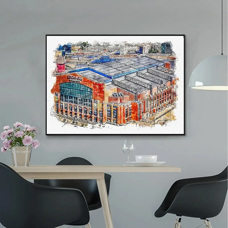 Живопись на холсте Аquarela для спорта