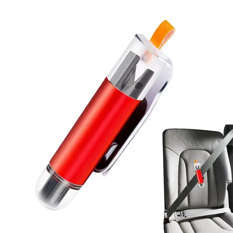 

Seatbelt Cutter Mini Car Hammer Cutter With Protective Cover Safety Hammer Tool Aluminium Alloy Shell Keychain Car Escape Tool